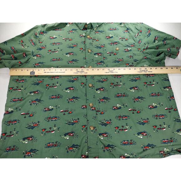 Men’s Duluth Short Sleeve Button Up 2XL RELAXED FIT, Campers RV Camping Untucked - Picture 6 of 9
